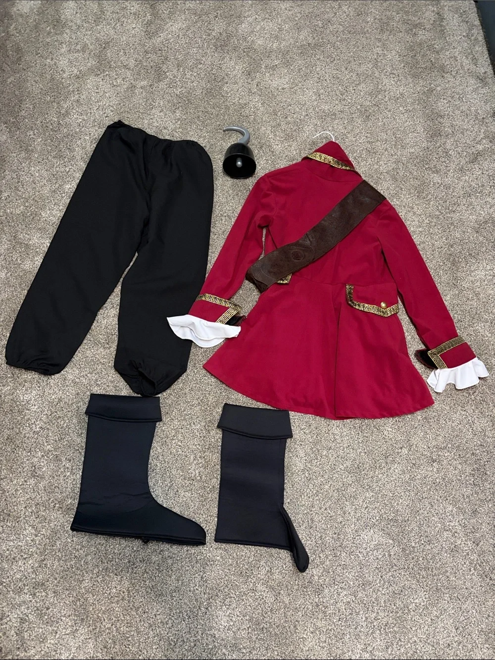 Kids Captain Hook Costume Only Available on Disney Cruise Line Size Large